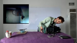 Using a Kodak 127mm Lens to Focus an image on a large format camera