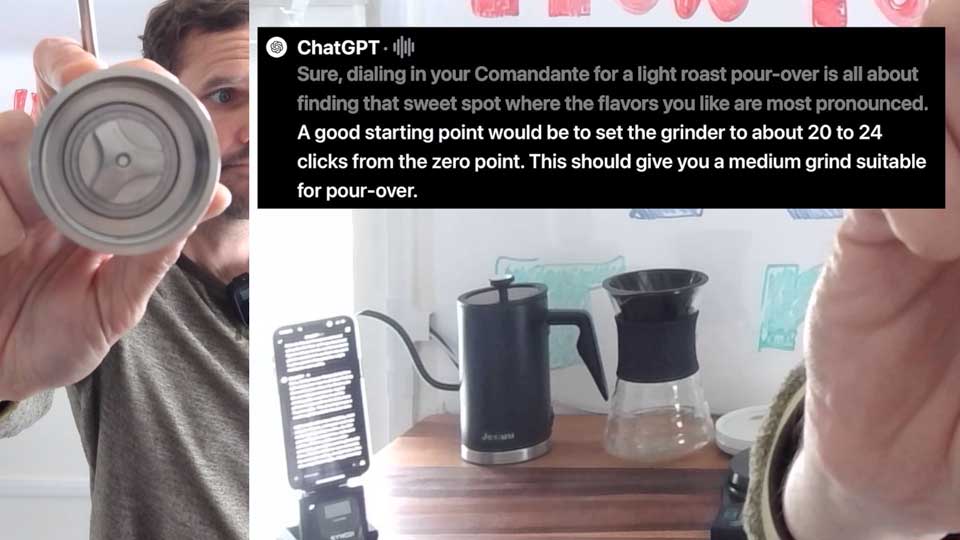 How to dial in the Commandante coffee grinder for pour-over coffee