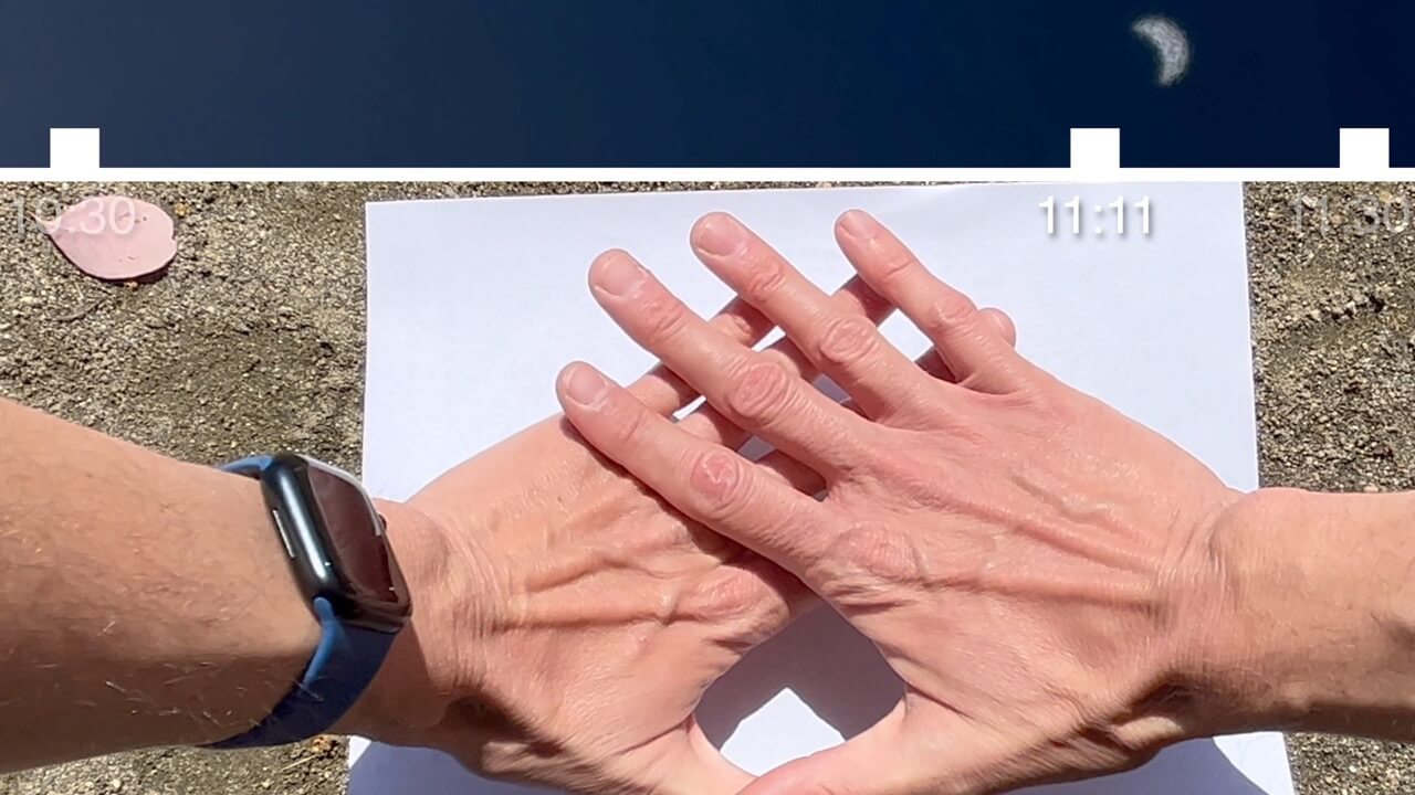 Hands make good eclipse-viewer tools