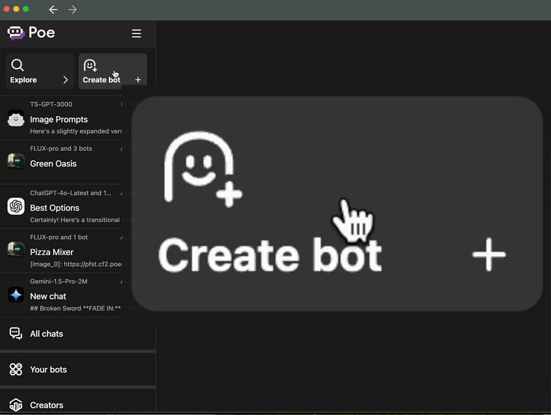 Create a Poe Ai Chat Bot