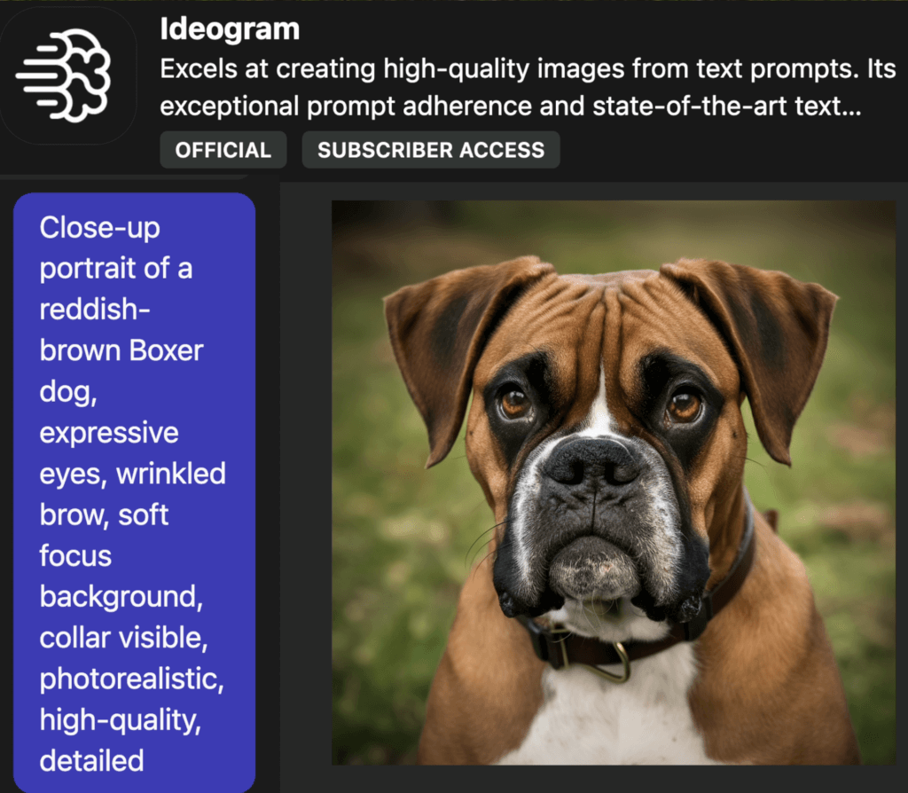 Ideogram Example Image Output from Poe Ai 