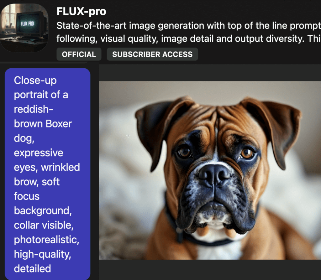 FLUX Pro Example Image Output from Poe Ai 